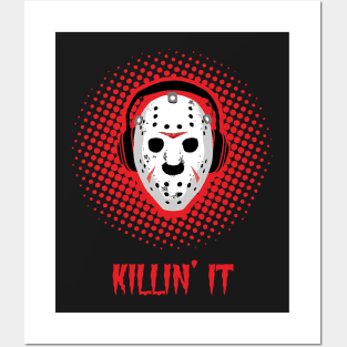 Halloween Killin It DJ Tee Posters and Art